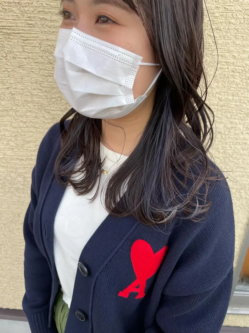セミロング カラー カット ヘアカラー トリートメント コレットヘアー 田中アヤノのヘアスタイル