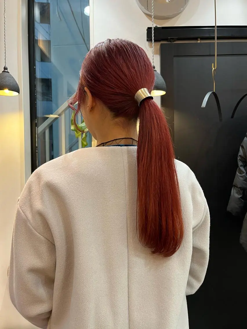 ロング カラー kana ARENDのヘアスタイル