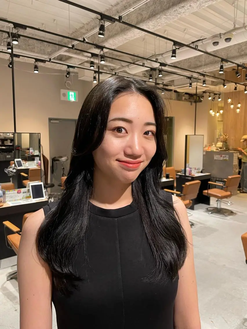 ロング カラー ヘアアレンジ 寺西 恵🪡🤍のヘアスタイル