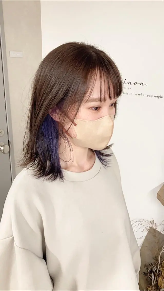 ミディアム カラー ベージュカラー ブリーチ ブラウンカラー 透明感カラー ラベンダーカラー カット ヘアカラー トリートメント Chainon　山中 拓也のヘアスタイル