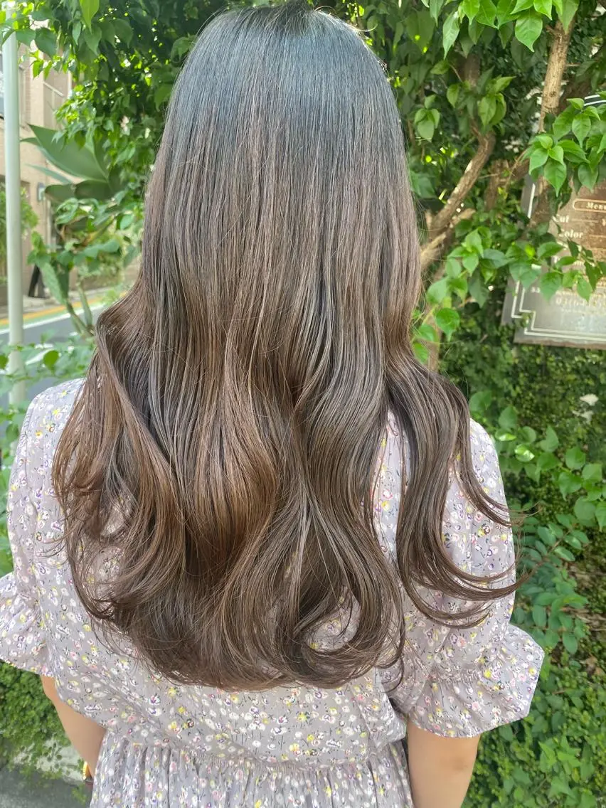 ロング カラー utsumi uran 吉祥寺のヘアスタイル