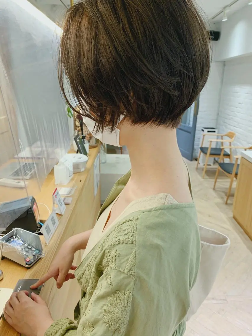 ショート レイヤーカット 鈴木駿介のヘアスタイル