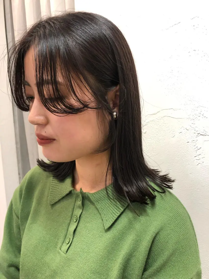 ミディアム カラー パーマ ヘアアレンジ メンズ キッズ ネイル マツエク・マツパ アイブロウ お洒落パーマ/ボブ ❄️Tomoka❄️のヘアスタイル