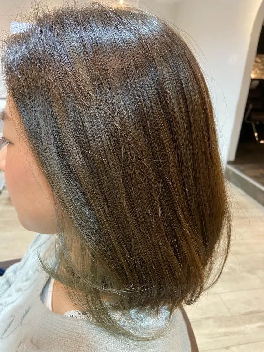 ミディアム 波川 幸功のヘアスタイル