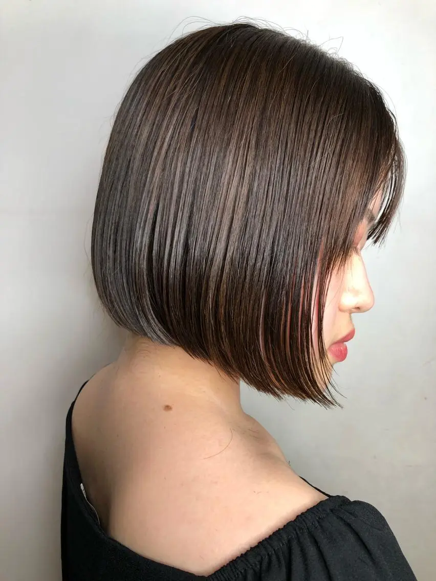 ショート カラー パーマ ヘアアレンジ ボブ 高橋 隆一のヘアスタイル