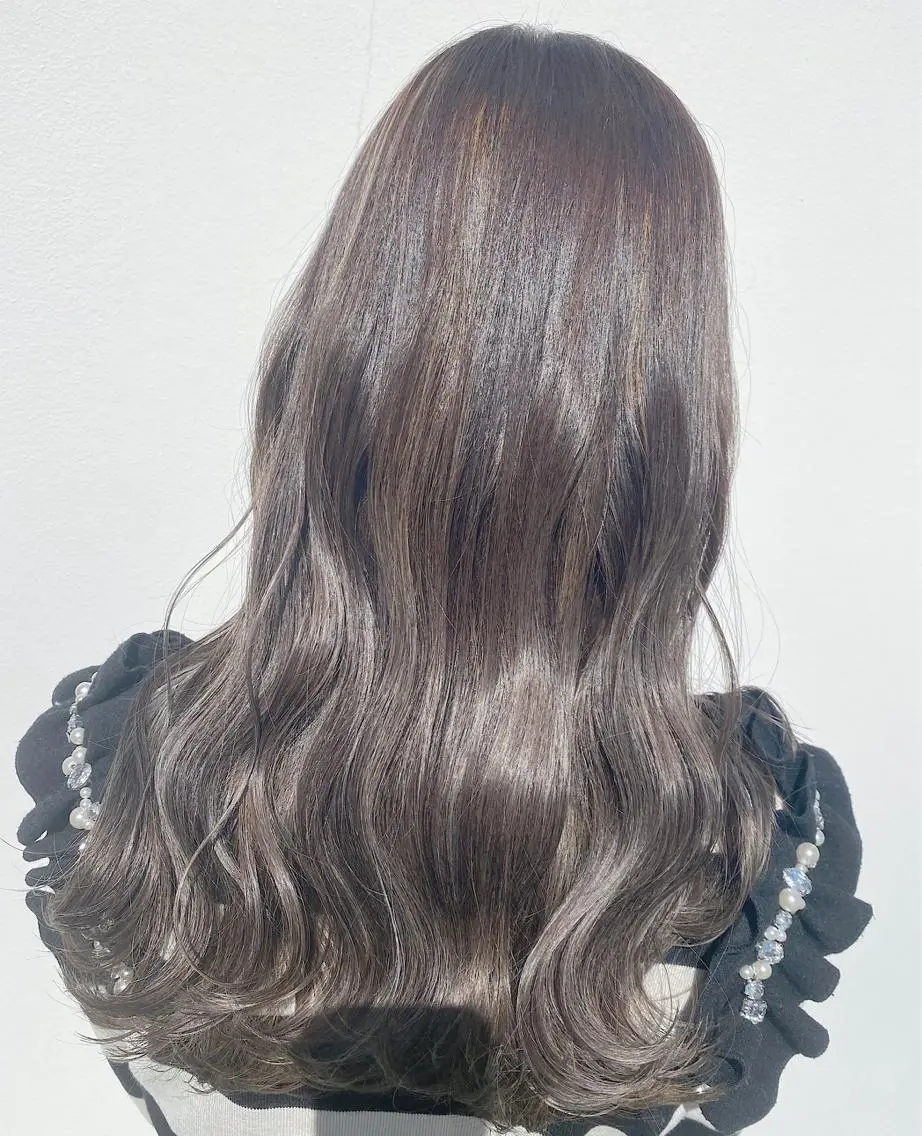 ロング カラー カット ヘアカラー トリートメント JILL ユキのヘアスタイル