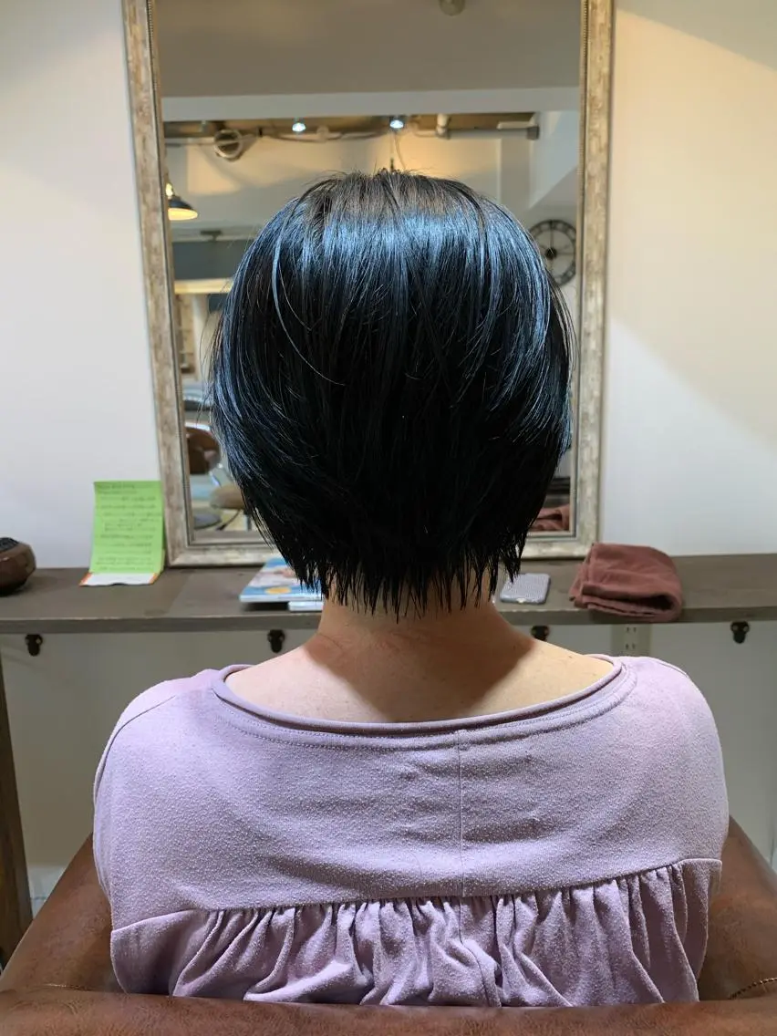 ショート ショートヘア カット ヘッドスパ ＊くせ毛に特化＊ 【yun】のヘアスタイル