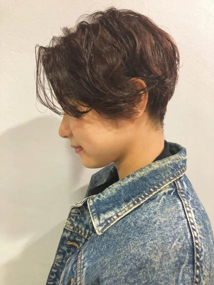 ショート パーマ 低ダメージパーマ ケアパーマ/武田明大のヘアスタイル