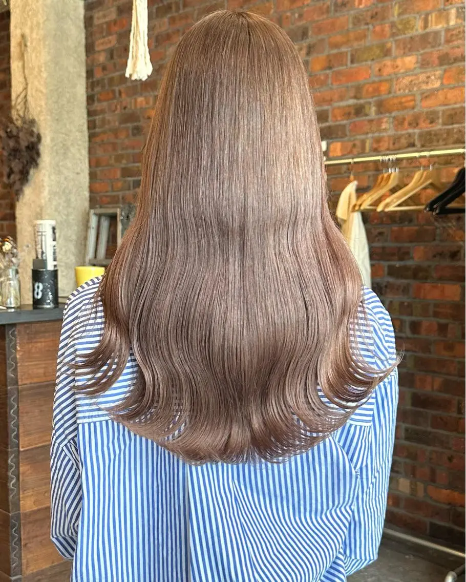 ロング カラー ヘアカラー トリートメント 村田 来倖のヘアスタイル