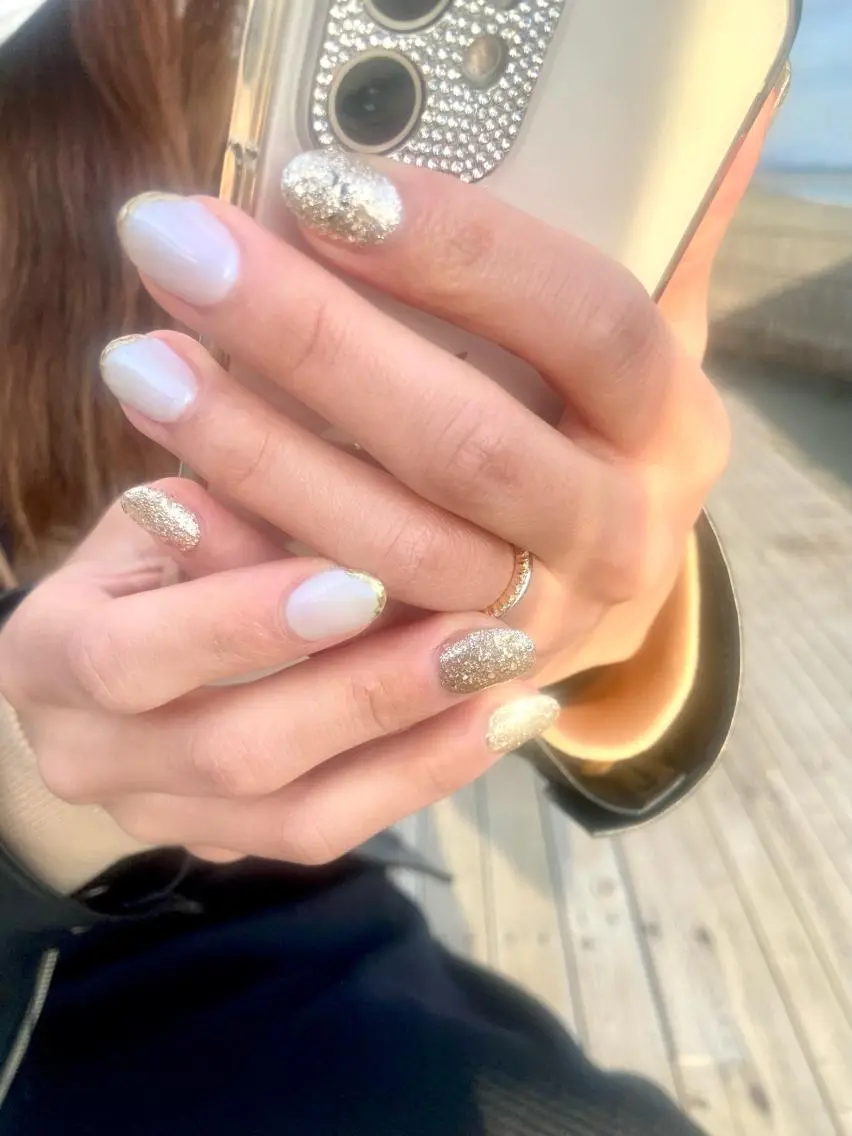 ネイル キラキラネイル ラメ(グリッター) ミラーネイル salon de oct.のネイルデザイン