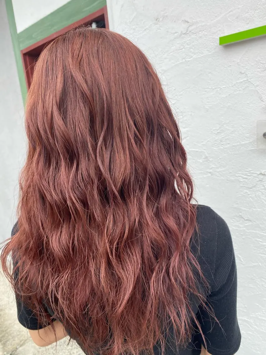ロング カラー ヘアアレンジ ヘアカラー トリートメント ヘッドスパ Design Color🐰アユミのヘアスタイル