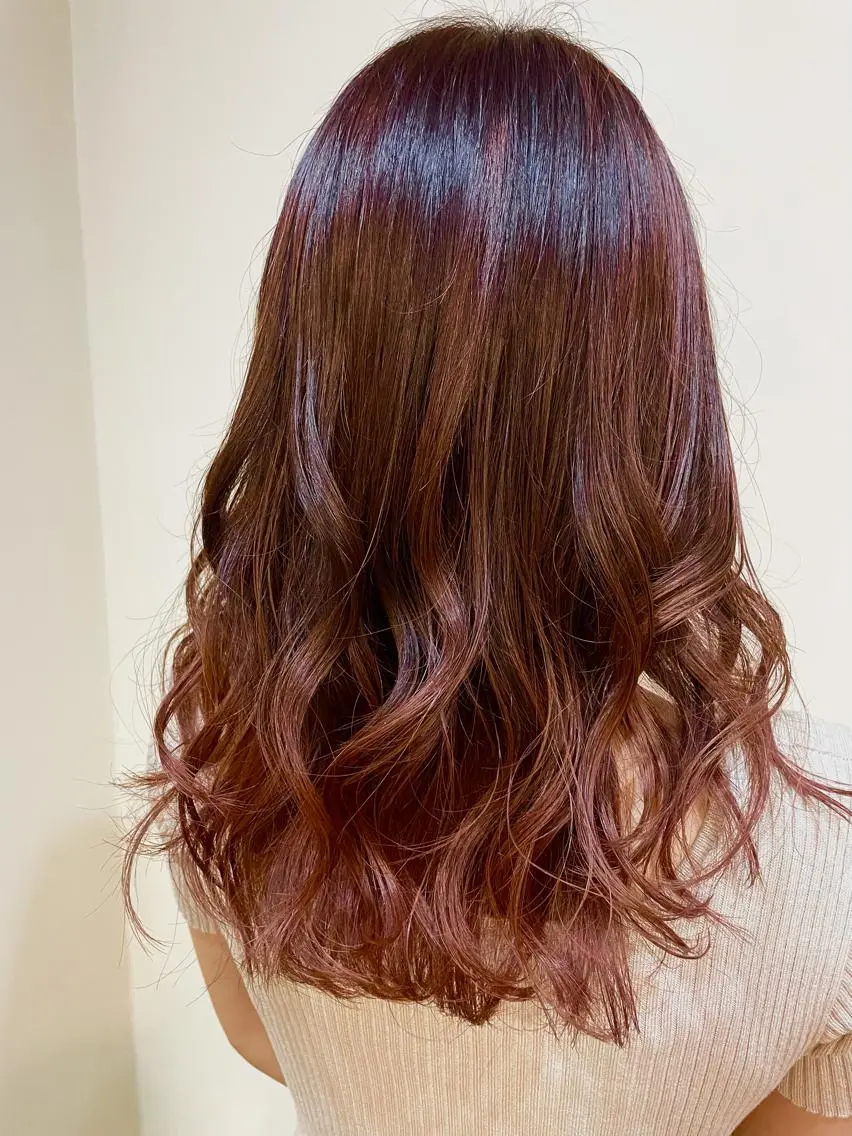 ミディアム ヘアカラー ✨美髪サラ艶トレンド 橋柿 実紀✨のヘアスタイル