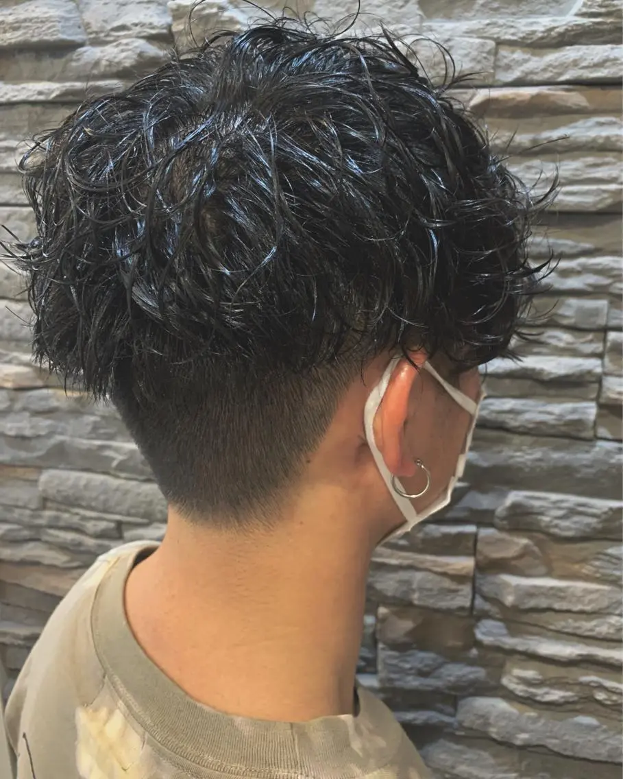 ショート パーマ カット パーマ 佐藤 匠のヘアスタイル