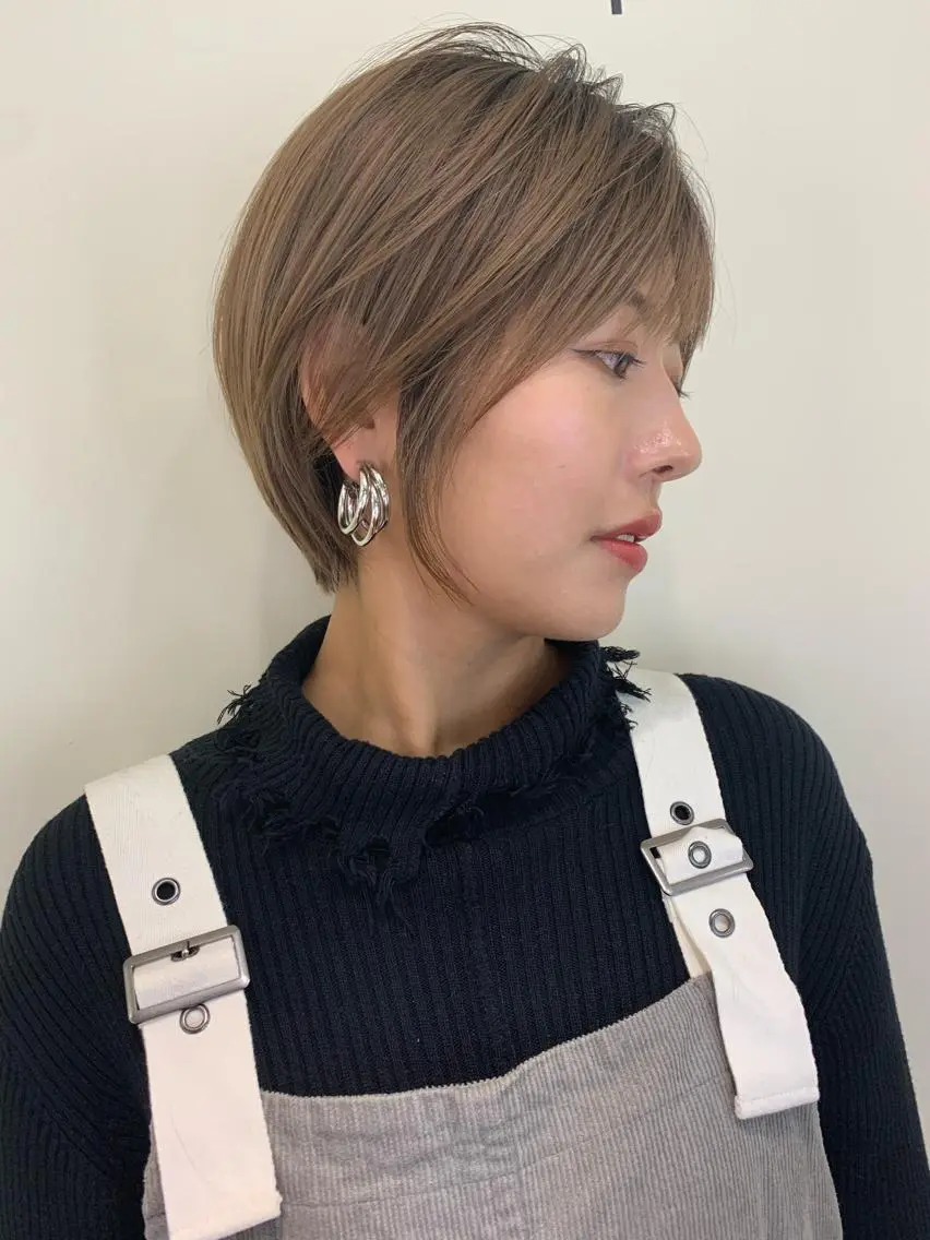 ショート カラー ショートヘア 髪質改善サロン ARCHE野瀬冬馬のヘアスタイル