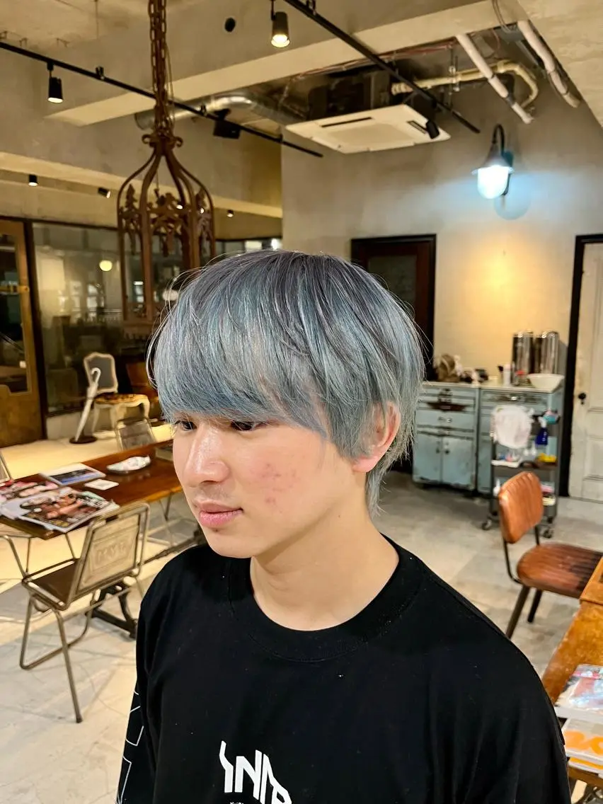 カラー メンズ ヘアカラー 縮毛矯正 ✨メンズスタイル✨ Daiのヘアスタイル