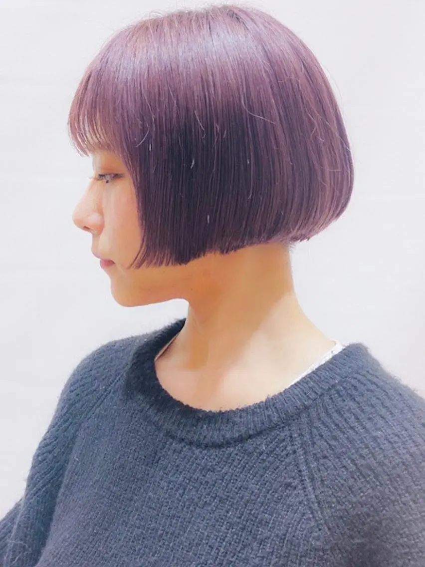 ショート カラー パーマ 大野 あさみのヘアスタイル