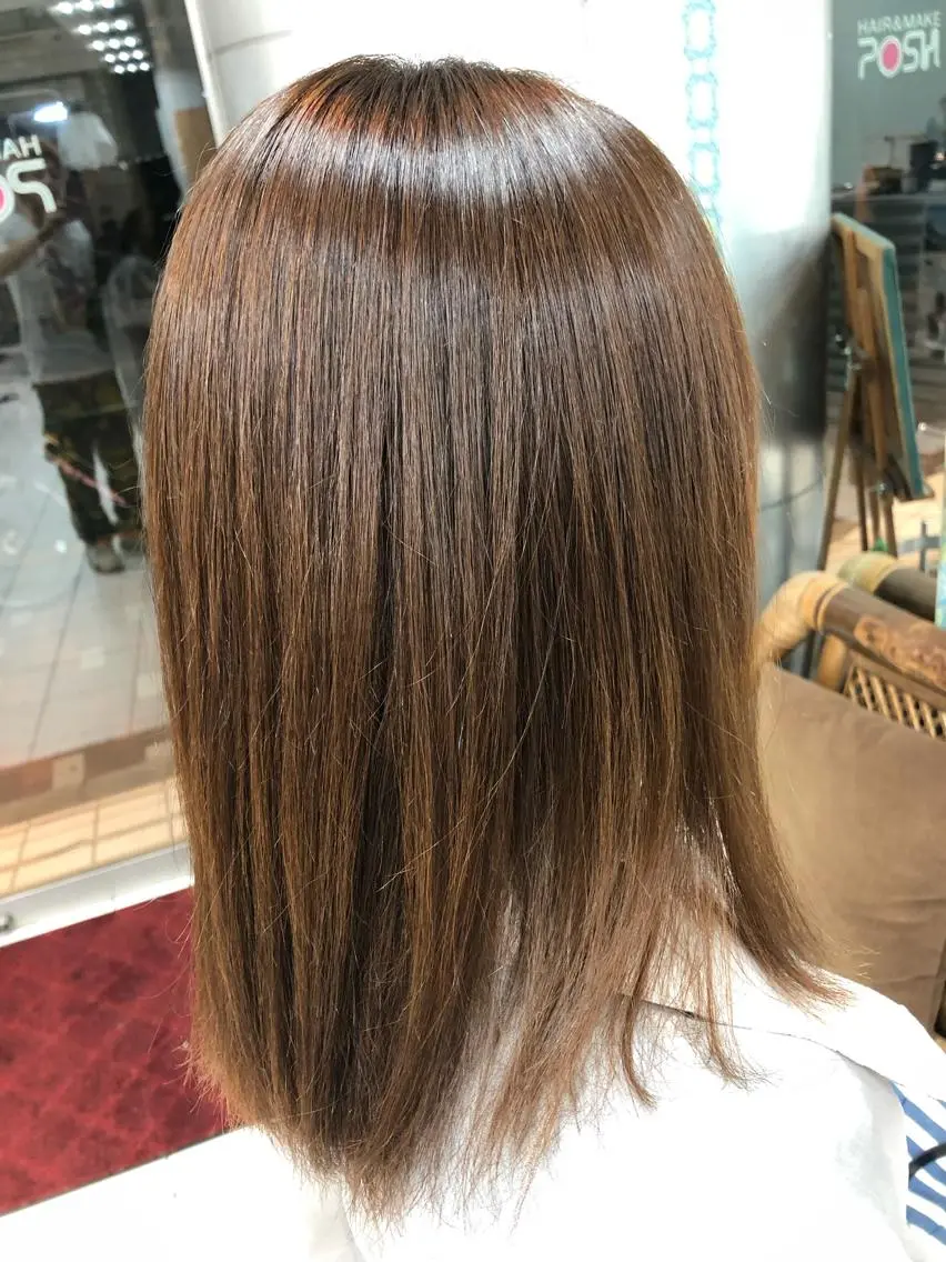 セミロング カラー 海外デザイン好きな方 滝沢錬平のヘアスタイル