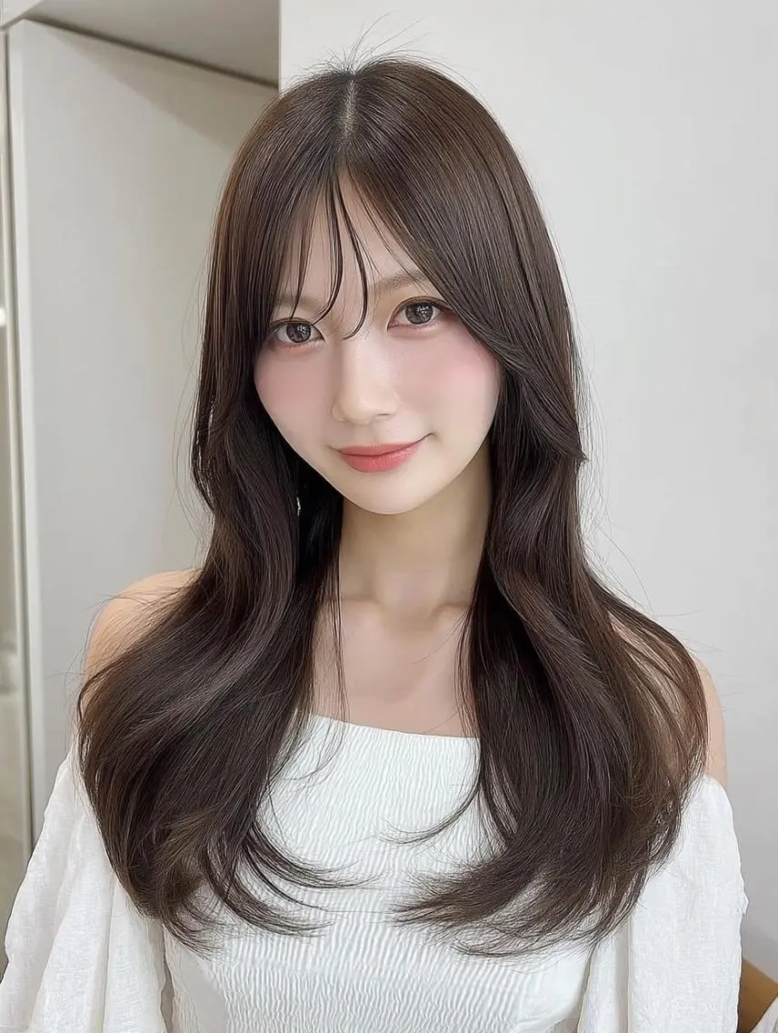 カラー ロング 髪質改善・縮毛矯正 💎ASUKAのヘアスタイル