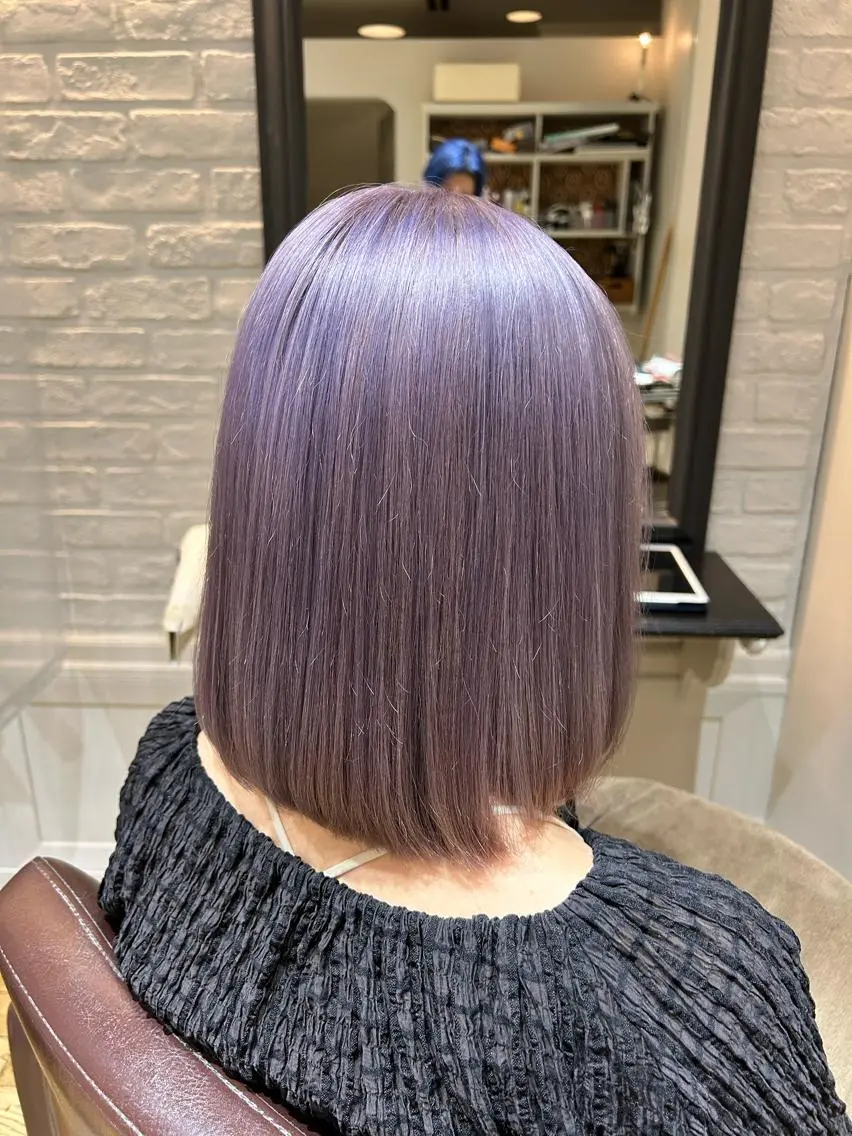 ミディアム ヘアカラー 【艶ｶﾗｰ/ｼｮｰﾄ 】田原 愛菜🐯のヘアスタイル