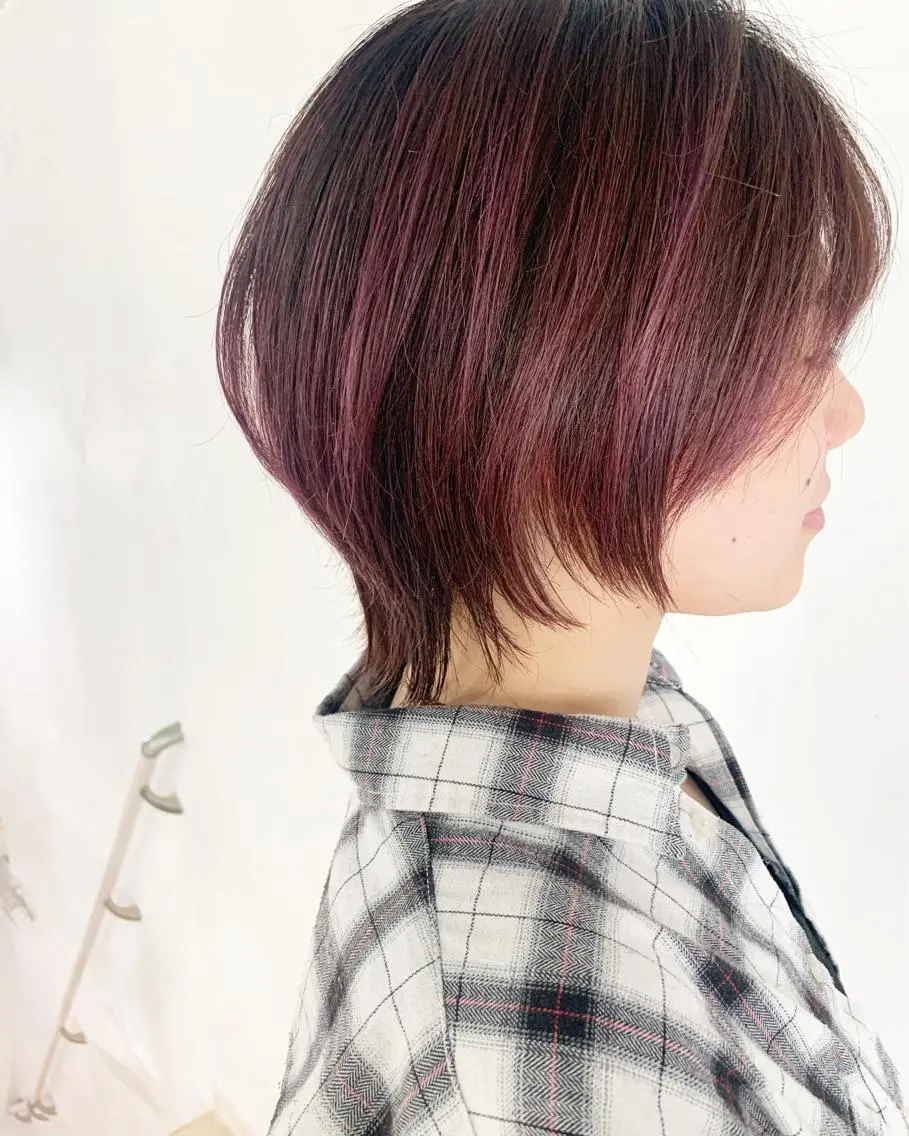 ショート ウルフカット ショート&ボブ井上 菜樹のヘアスタイル