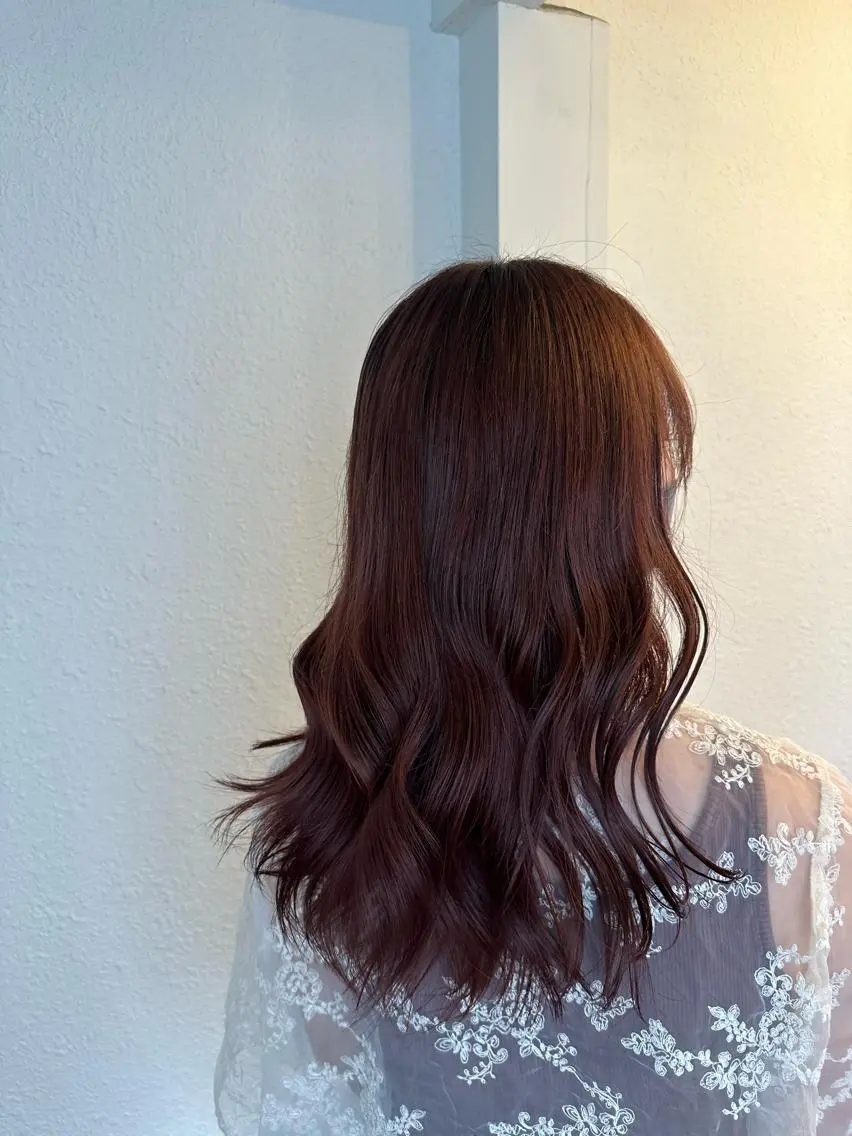 ミディアム カラー ヘアアレンジ DANY🦋名駅✂︎ 艶髪/透明感カラーのヘアスタイル
