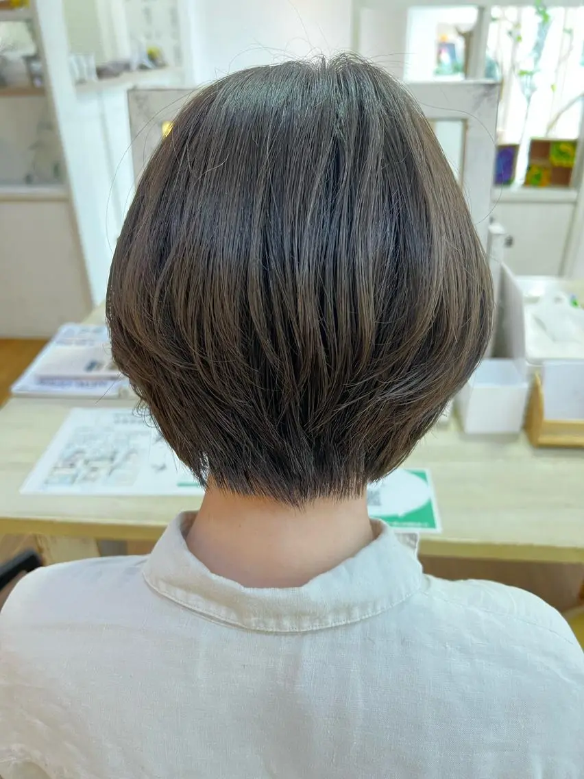 ショート カラー 草津駅》 SATO💐のヘアスタイル