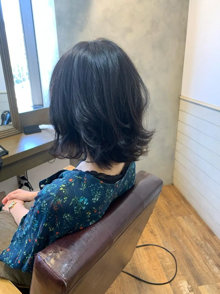 ミディアム カラー ✨️美髪矯正×似合わ せ艶カラー✨藤田透のヘアスタイル