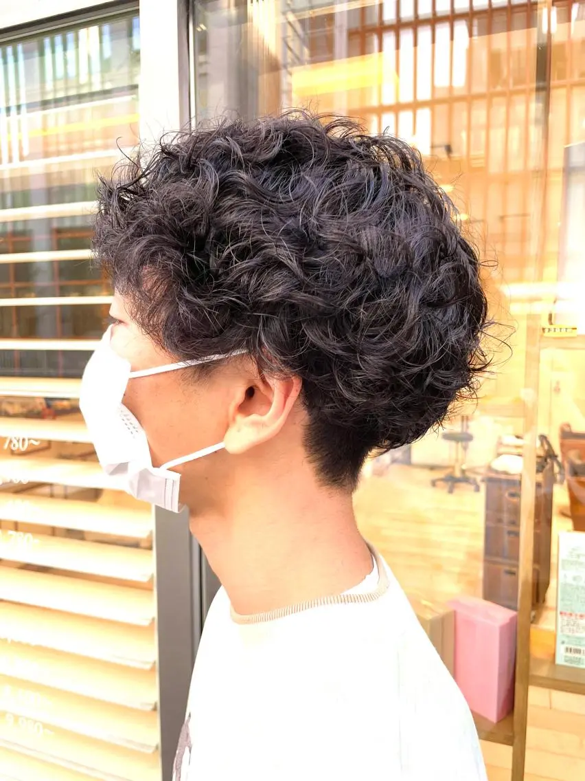 パーマ メンズ メンズパーマ ヘアアレンジ 🌿あがりれいなのその他イメージ