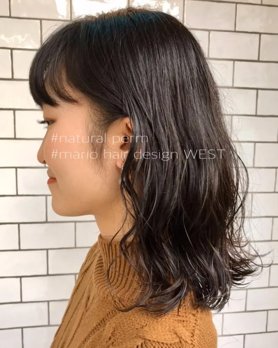 ミディアム パーマ ミディアムパーマ 竹嶌 健吾のヘアスタイル