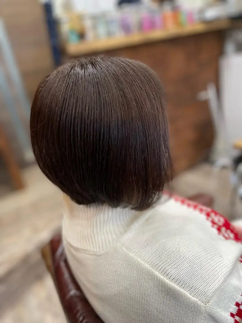 ミディアム カラー 💎白髪染めも対応 🙆👌山本明菜のヘアスタイル