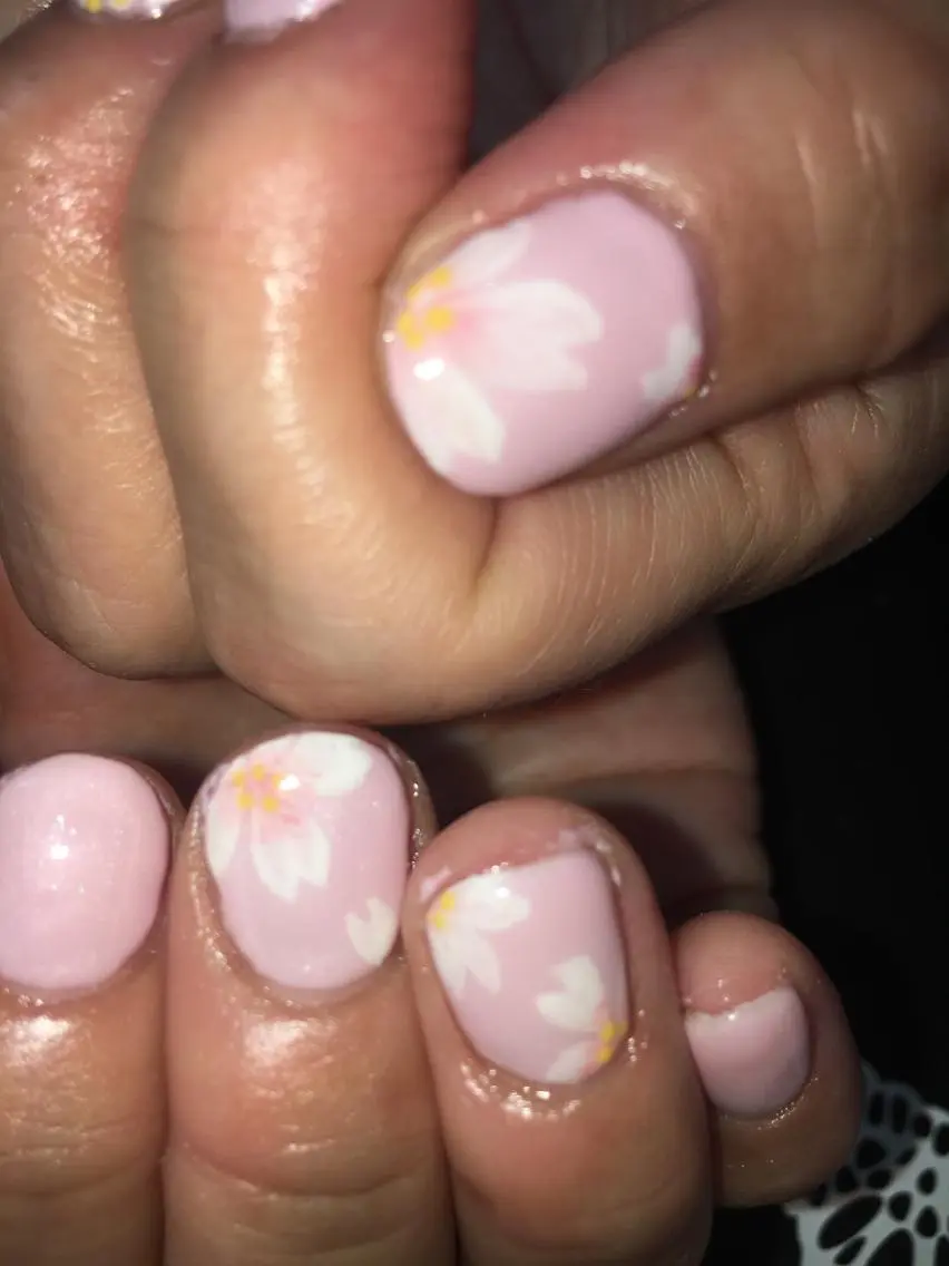 ネイル 桜ネイル ハンドネイル フットネイル miwa ミワのネイルデザイン