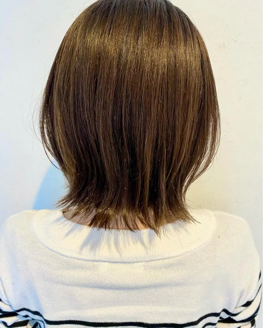 ミディアム カラー 伊藤 さやかのヘアスタイル