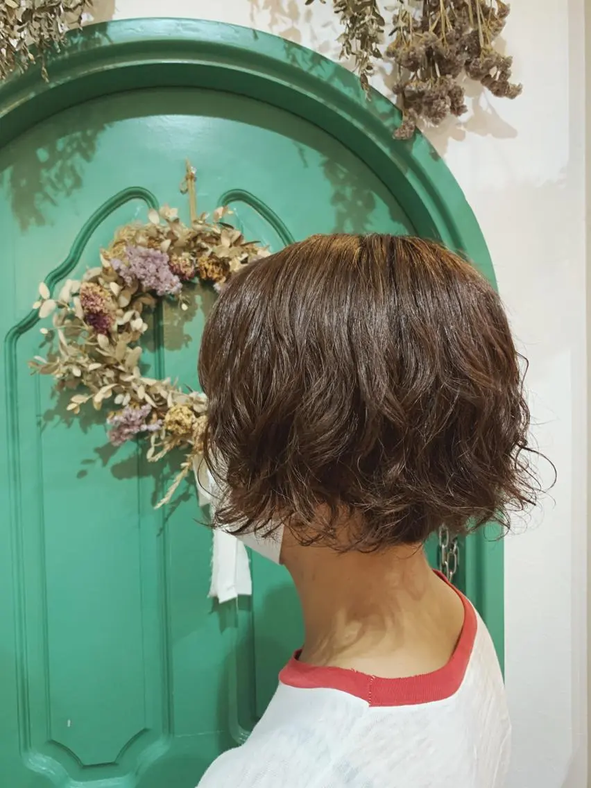 ショート カット ヘッドスパ 佐藤 美咲のヘアスタイル