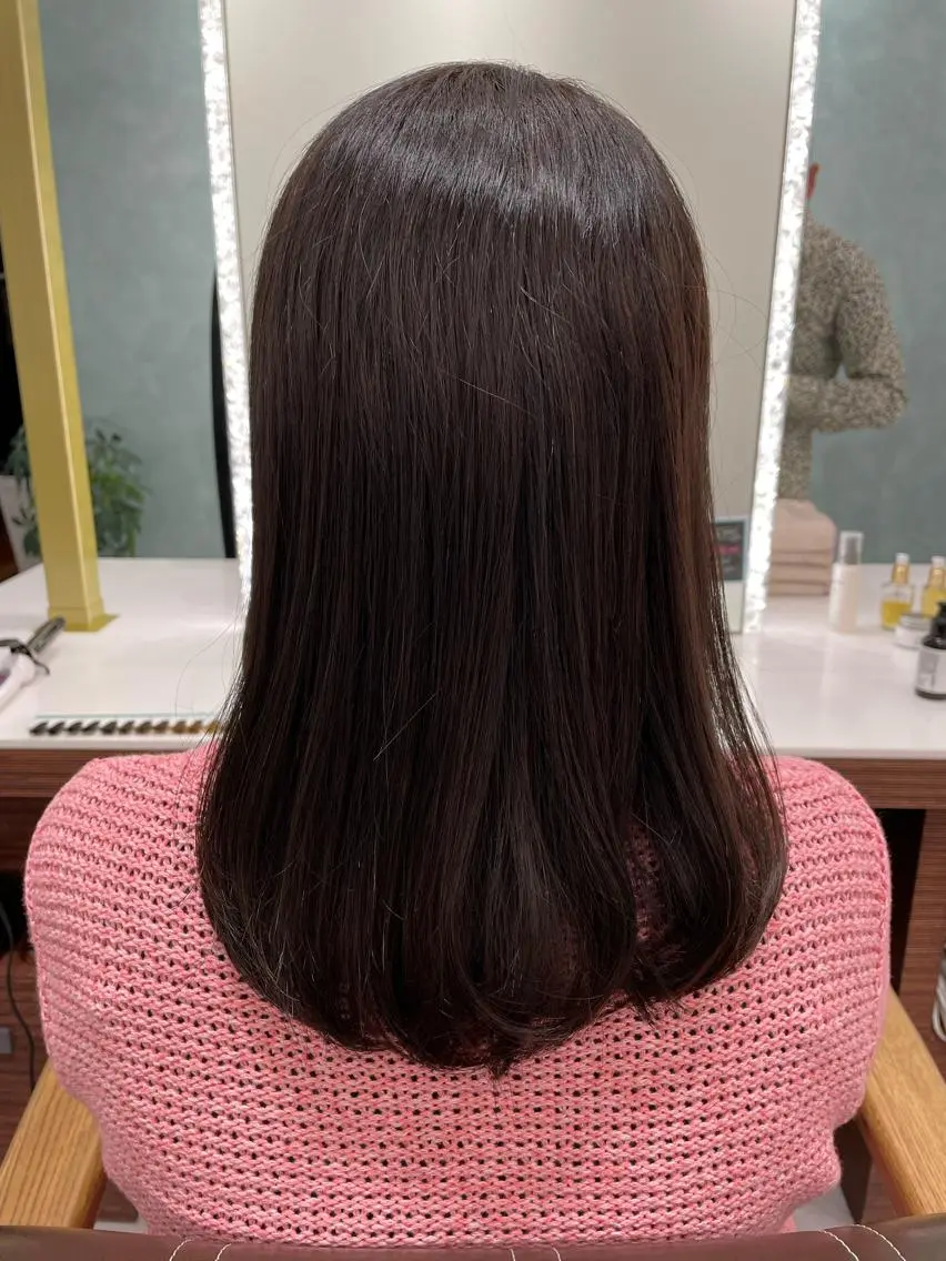 ミディアム カラー ＊ボブモデル＊ 清水菜穂香のヘアスタイル