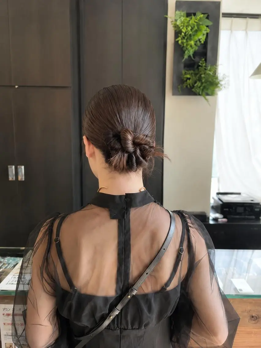 ヘアアレンジ 結婚式・ブライダル ヘアセット 児玉 蒼空のヘアスタイル