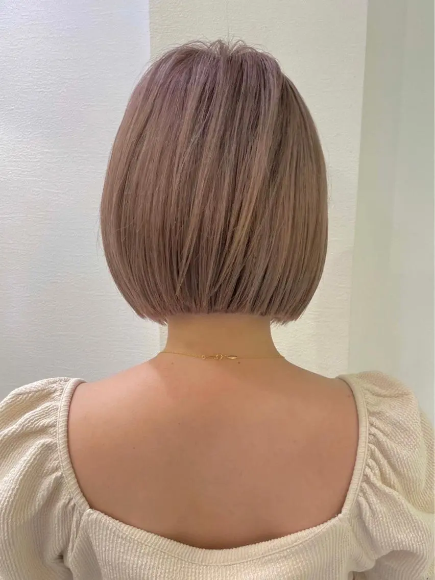 ショート ボブ Aster 店長 れおん✂️のヘアスタイル