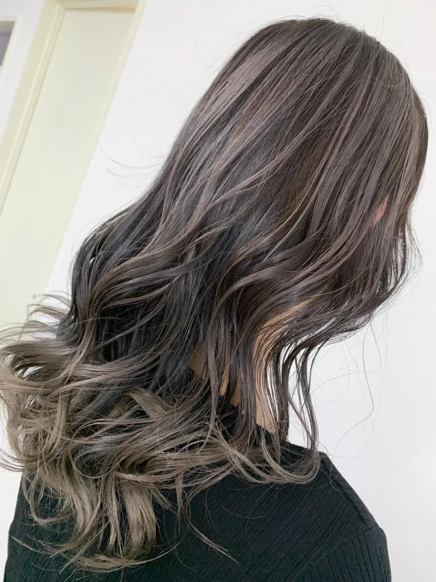 ロング ヘアカラー トリートメント 🥇近藤 恭輔🥇 Recharme新保のヘアスタイル