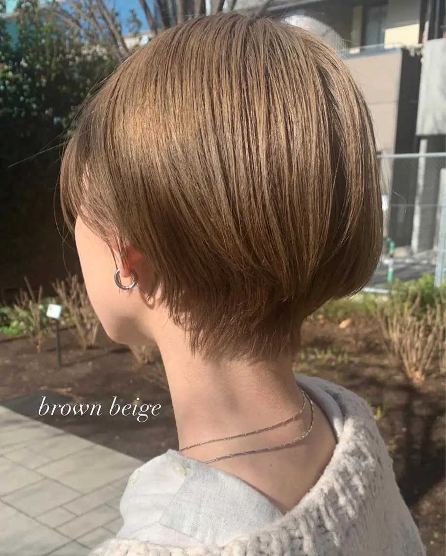 ショート カラー ブリーチ ブルーカラー ケアブリーチ 透明感カラー ダブルカラー topstylist fukudaのその他イメージ