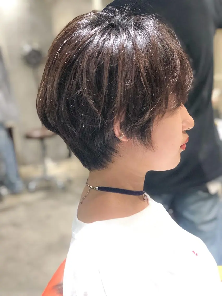 ショート 丸みショート ショートヘア 北條 優輝のヘアスタイル