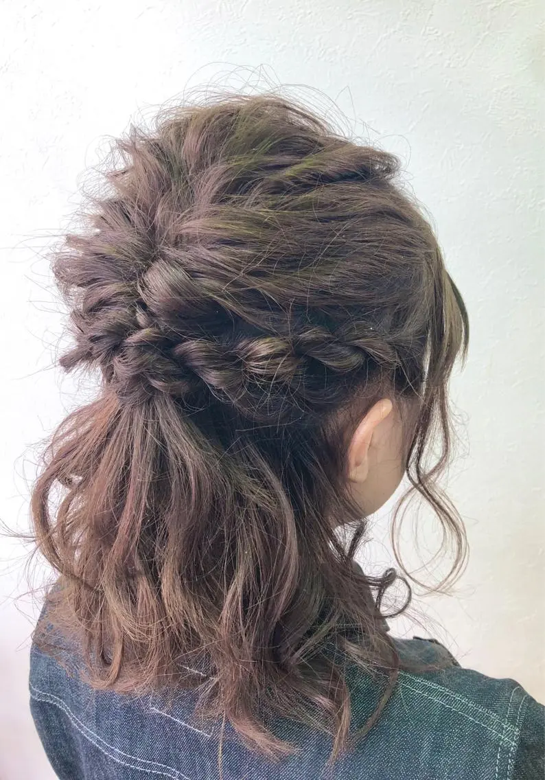 ヘアアレンジ 最高級エクステ /羽エクステ白石宇由のヘアスタイル