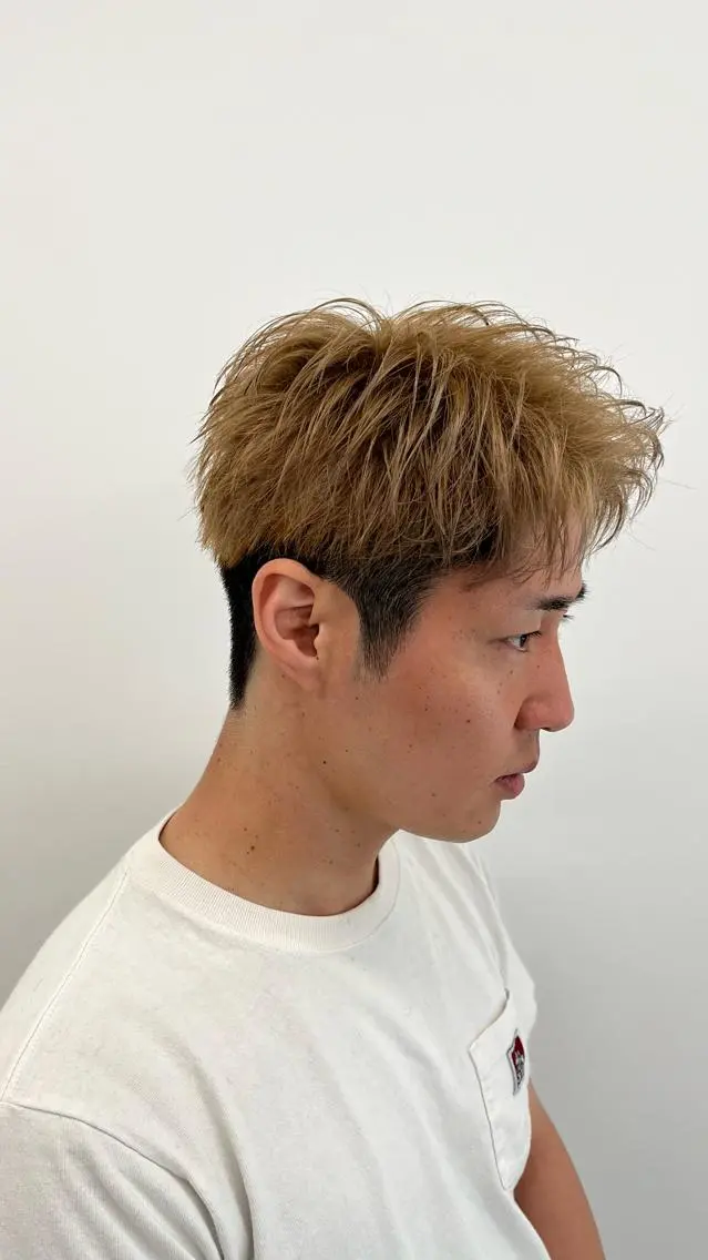 ショート カラー メンズ 🏆メンズヘア特化 🥇代表りんぺーのヘアスタイル