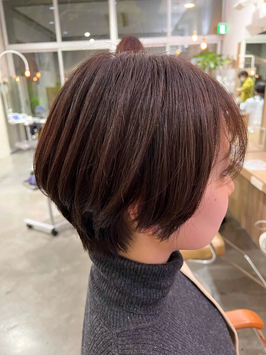 ショート カラー 🌷ショートレイヤー ヘッドスパ🌷鈴木のヘアスタイル