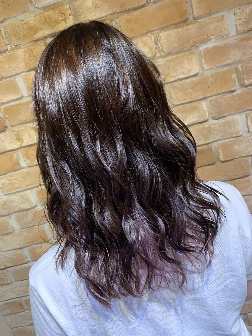 ロング カラー ラベンダーカラー ラベンダーピンク ピンクカラー 💜Rebre** Mayu💜のヘアスタイル