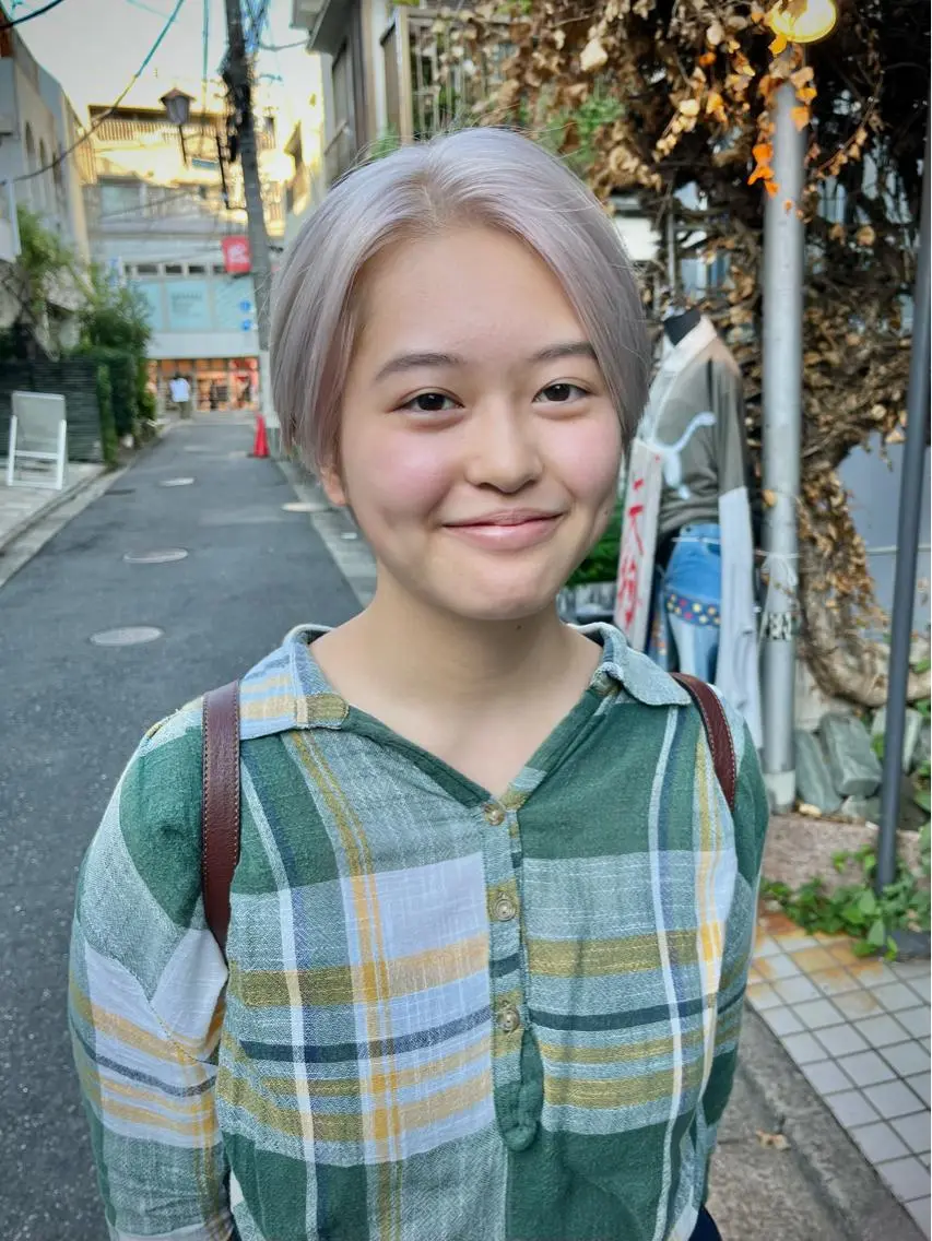 ミディアム カラー ミディアムパーマ バレイヤージュ ブリーチ ケアブリーチ ダブルカラー Koichi Satoのヘアスタイル