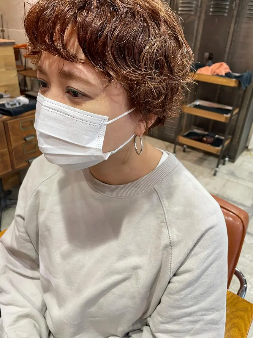 ショート カット パーマ トリートメント ayane⭐️ボブ・ ショート・パーマのヘアスタイル