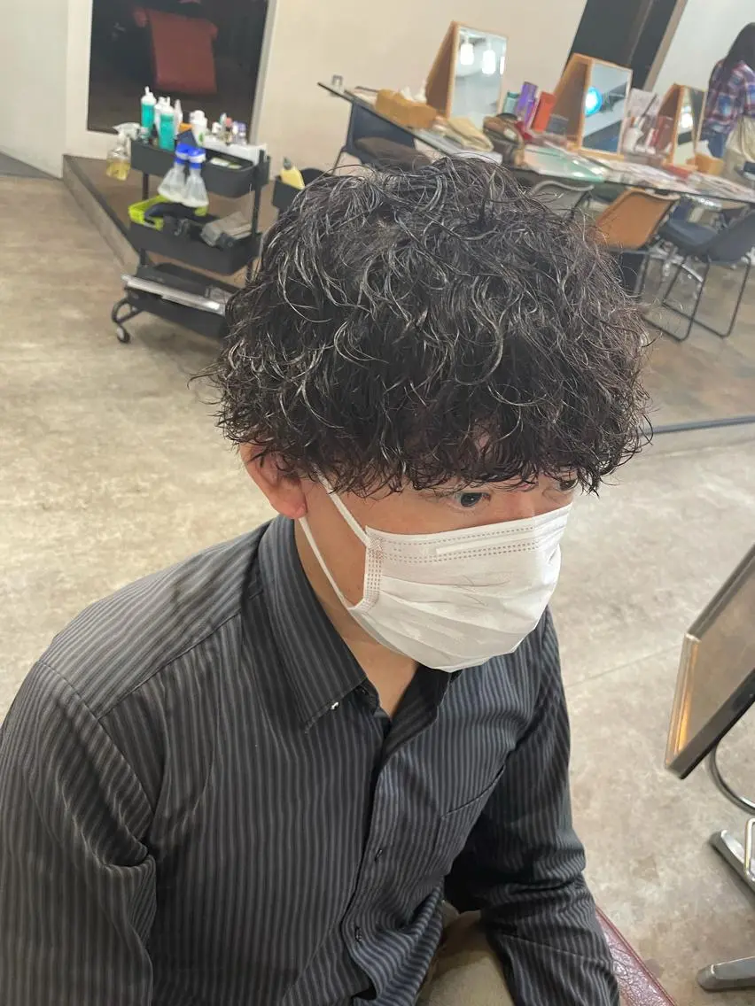 ショート パーマ メンズ特化パーマ 美容師/小泉賢徒のヘアスタイル