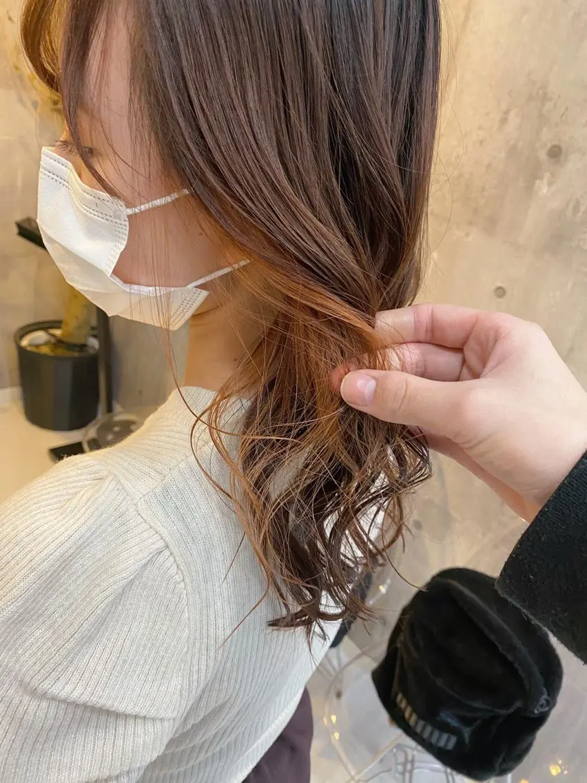 セミロング ヘアカラー トリートメント ヘアセット "必ず可愛く” TAKUTOのヘアスタイル