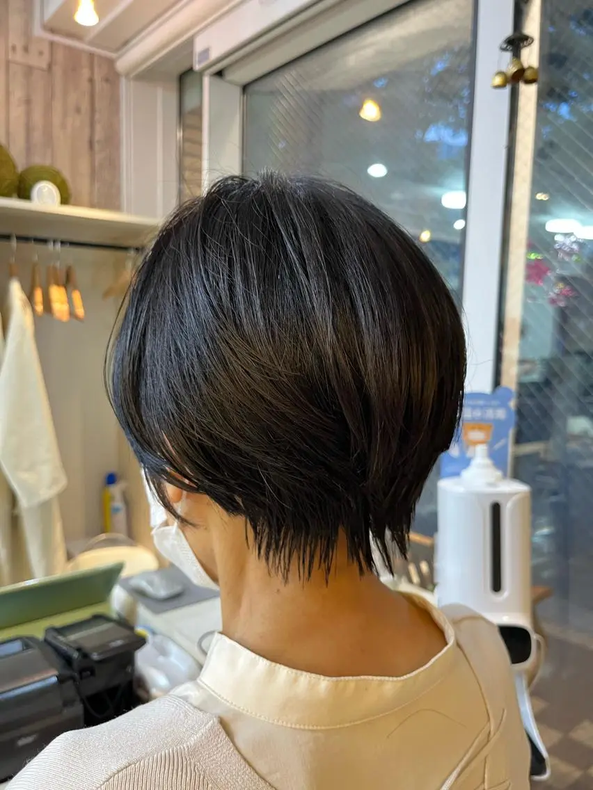 ショート くびれヘア ショートヘア ショートカット 💙hiyoriのヘアスタイル