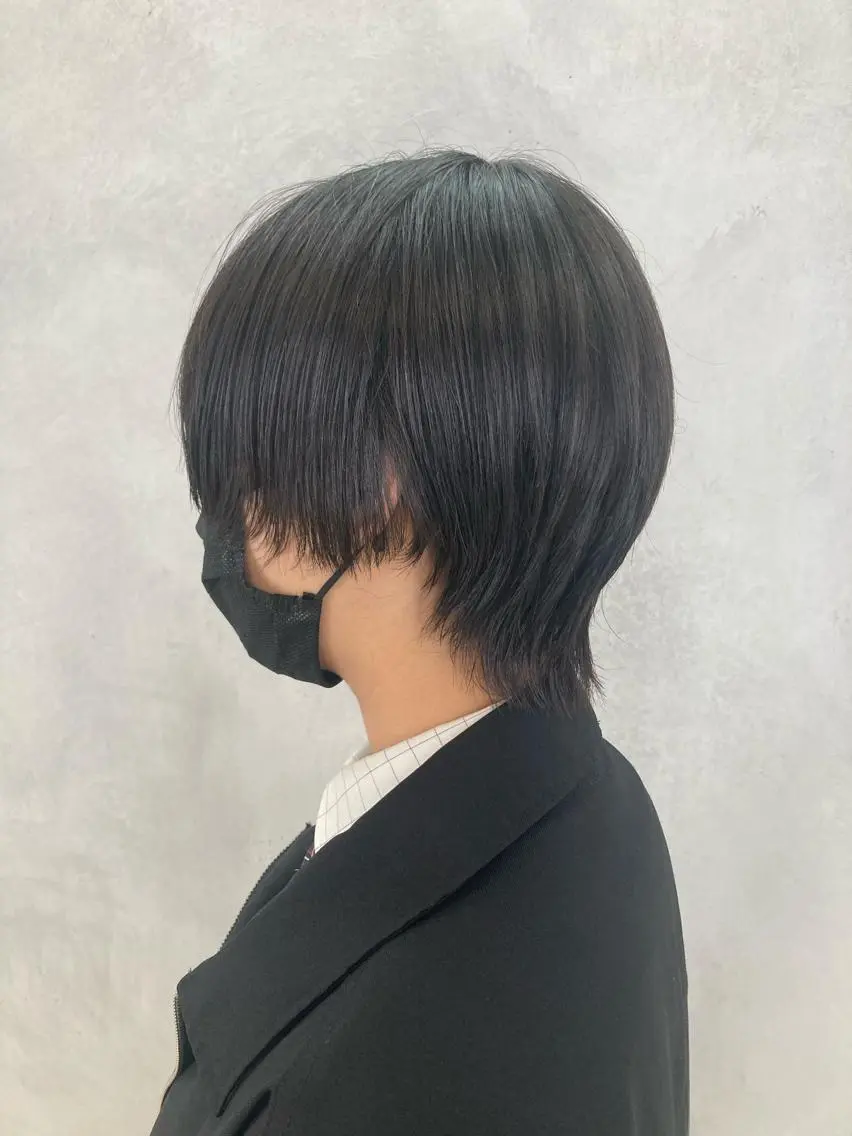 ショート カラー カット トリートメント 大西将司 | スパイラルパーマのヘアスタイル