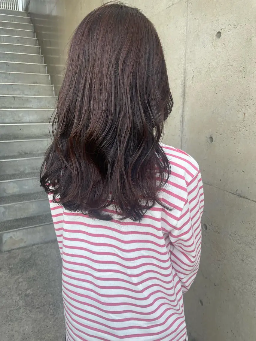 ロング カラー 日高 香織のヘアスタイル